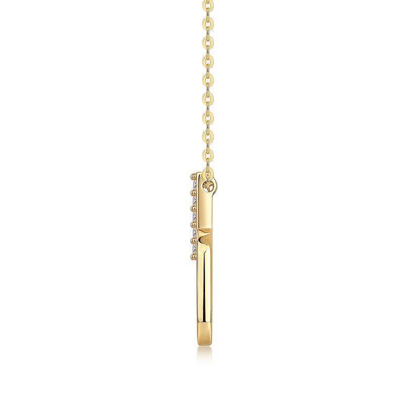 Necklace Lustrous Rectangle  in gold - Garcia