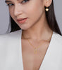 Necklace Lustrous Rectangle  in gold - Garcia