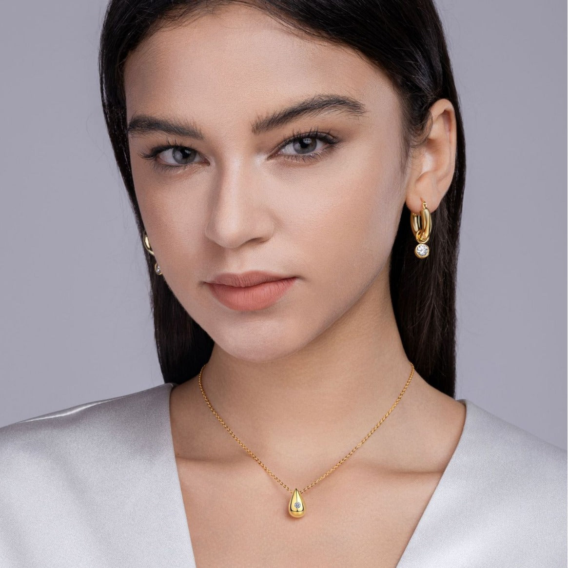 Necklace Teardrop s925 -  Avery