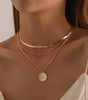 Necklace Rattlesnake Rhythm in gold and silver - Meadows