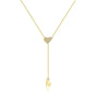 Necklace Tenderfall  in gold and silver- Jodia