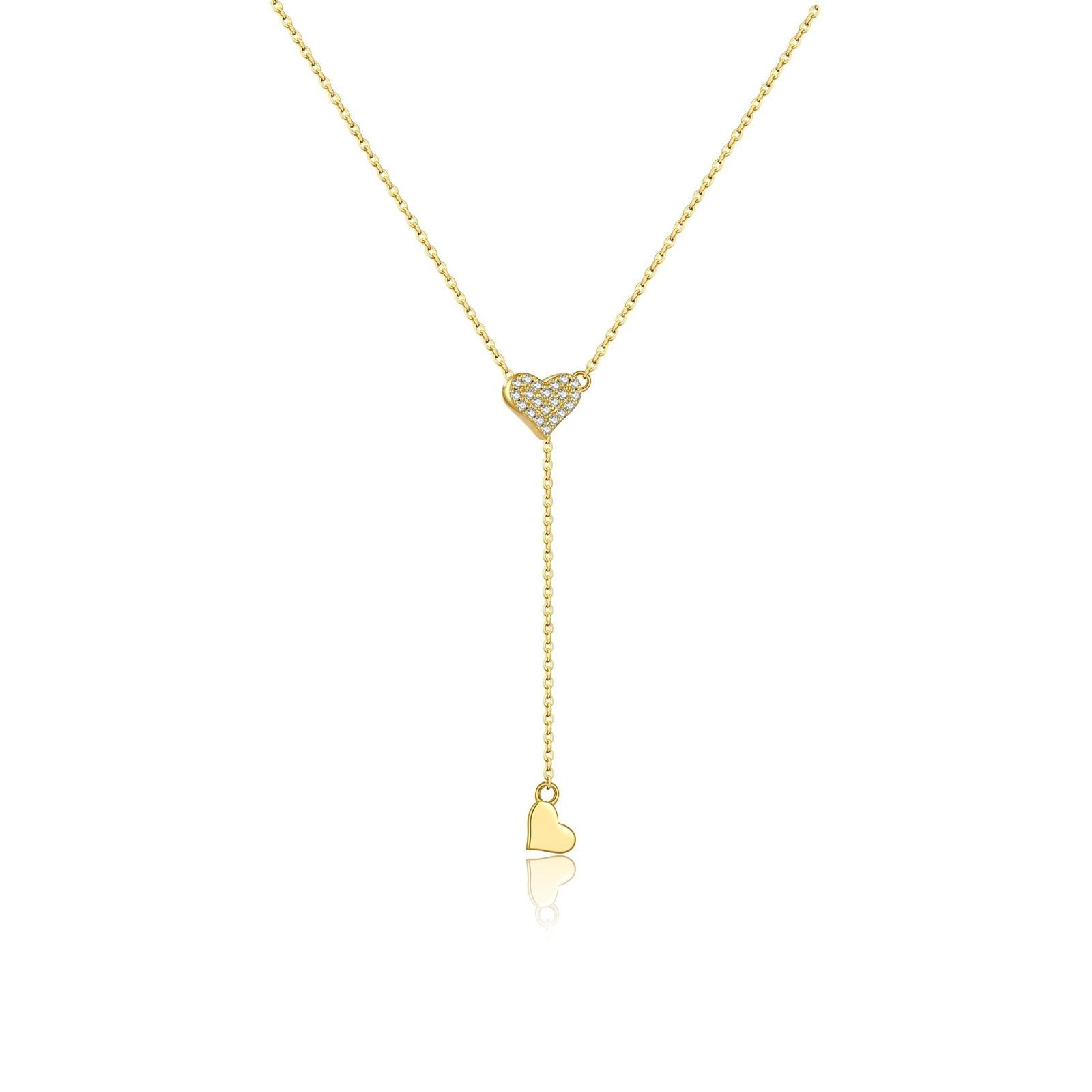 Necklace Tenderfall  in gold and silver- Jodia