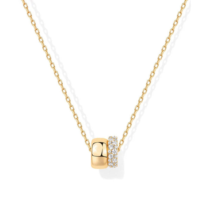 Elegant two pendant Necklace - Velmira