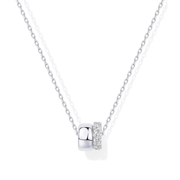 Elegant two pendant Necklace - Velmira