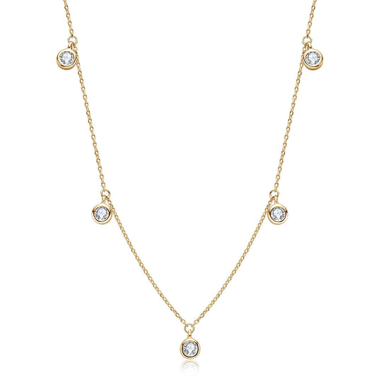 Pixie Pebbles necklace  in gold and silver - Litta