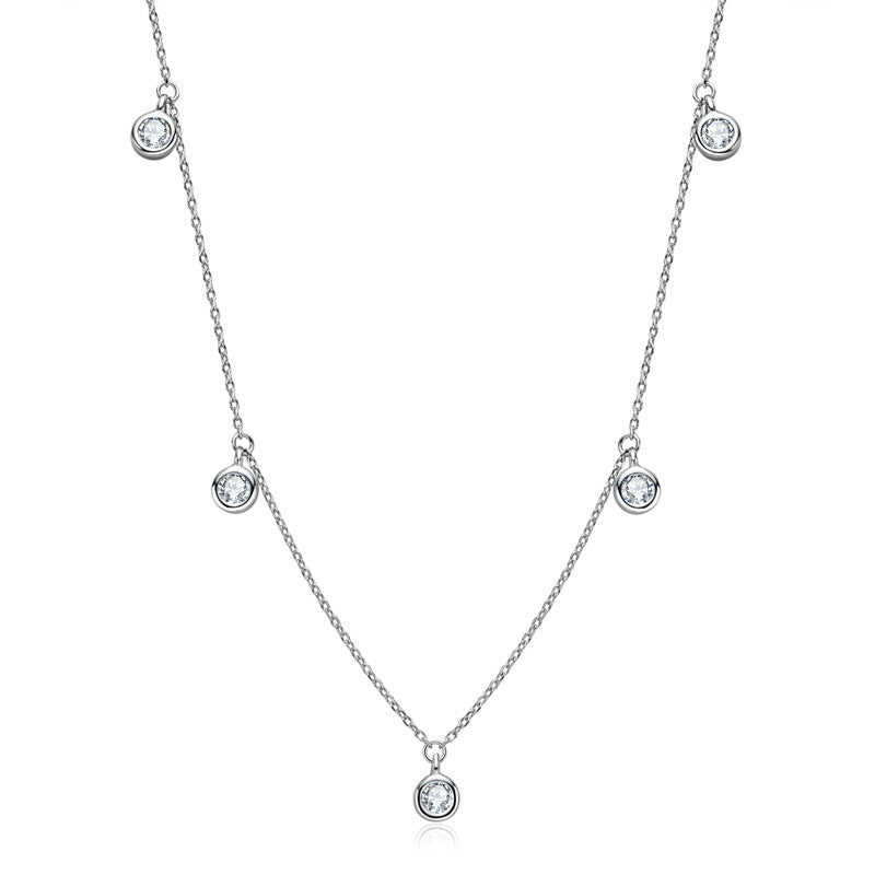 Pixie Pebbles necklace  in gold and silver - Litta