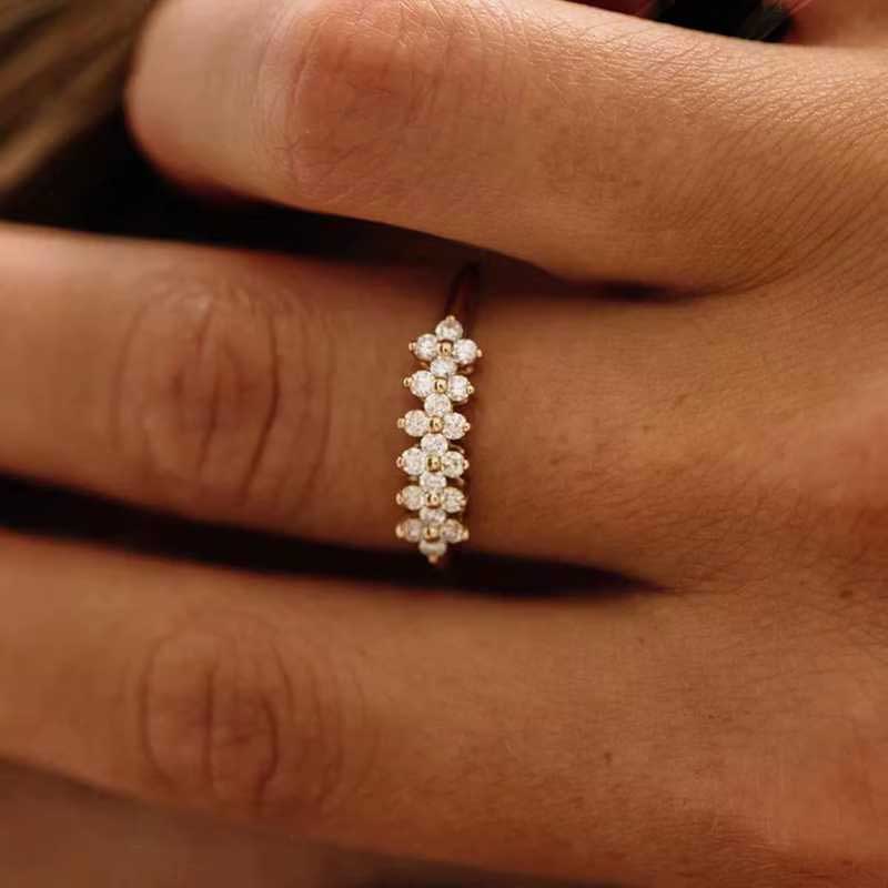 Ring Blooming Bouquet in gold and silver - Reilly