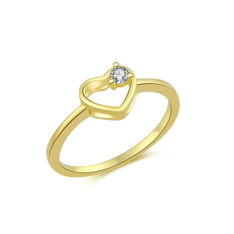Ring Heartbeat  in gold and silver - Pearce