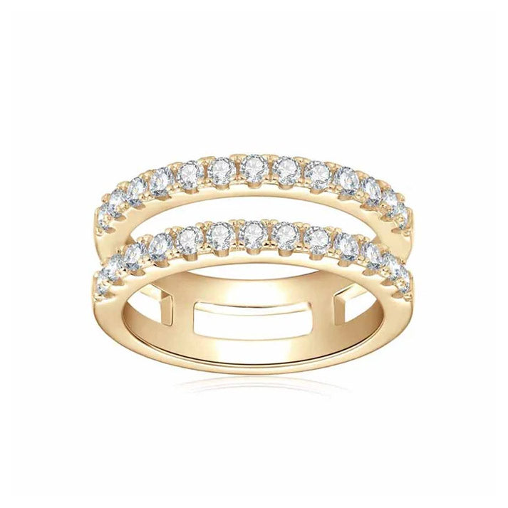 Ring Opulent in gold and silver - Bethany