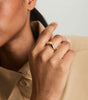 Ring Pure Line  in gold and silver - Archer