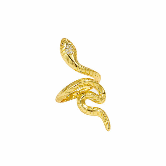 Ring Serpent  in gold and silver - Barnes