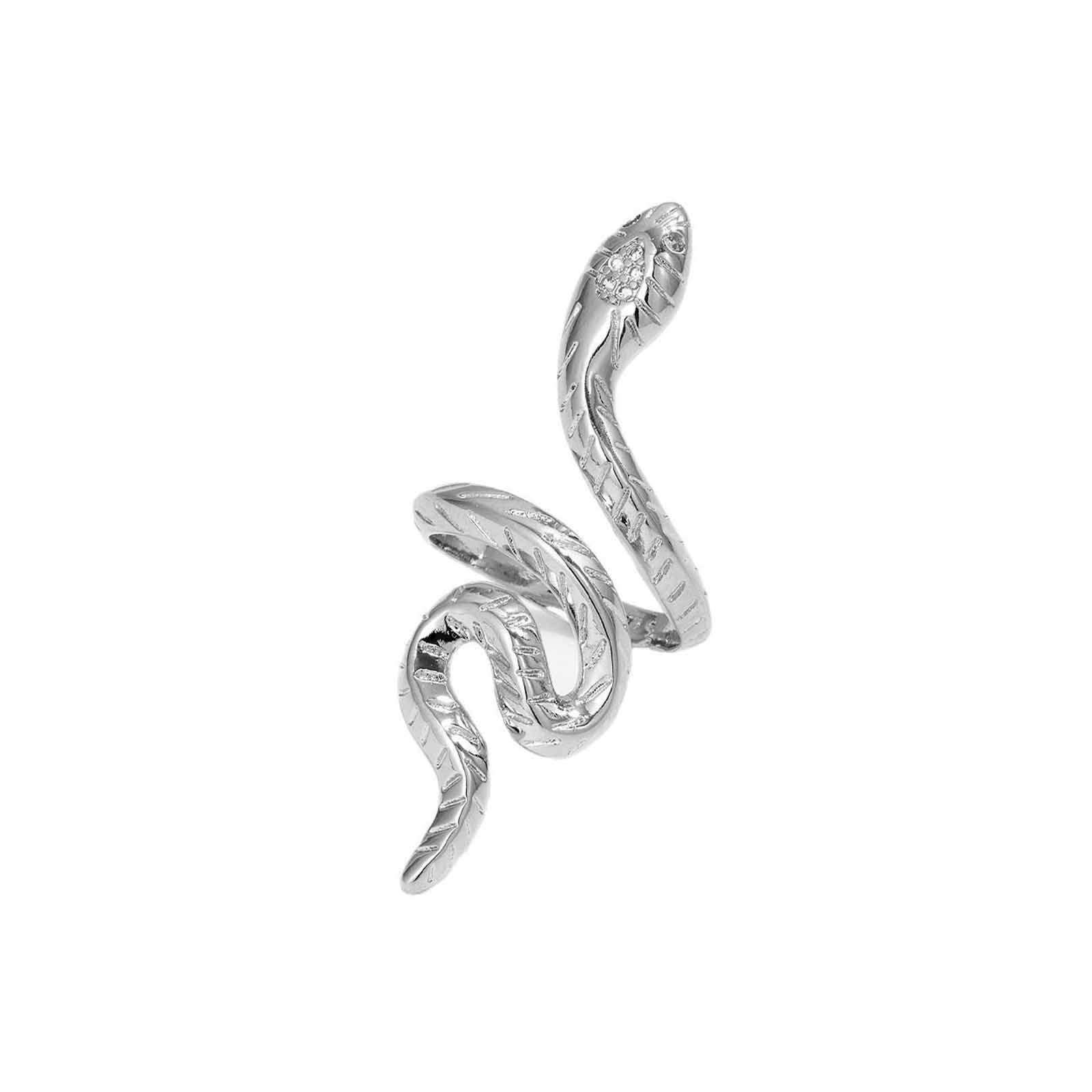 Ring Serpent  in gold and silver - Barnes