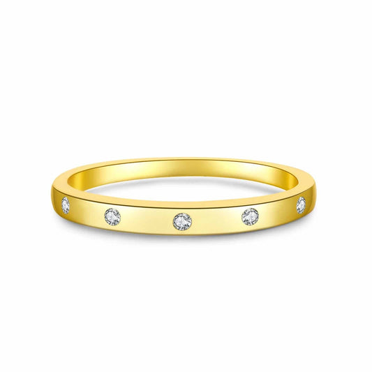Ring Streamline s925 silver and gold - Wiley
