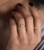 Ring Verde Vignette  in gold - Alisha