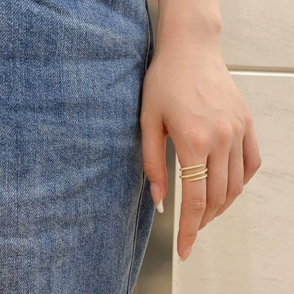 Ring Virella in gold and silver - Yasmin