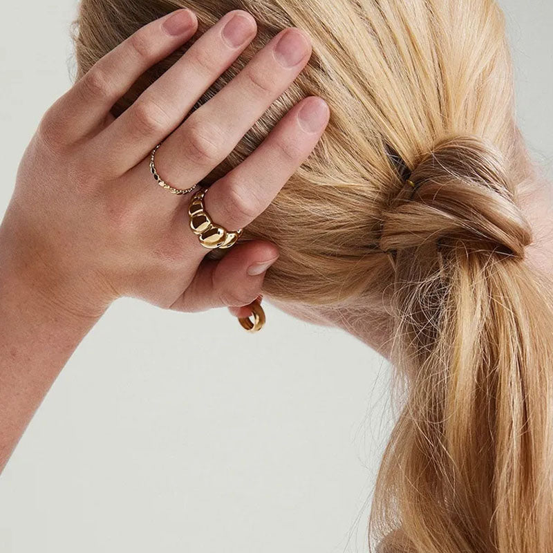 Ring Wave Crest in gold and silver - Miah