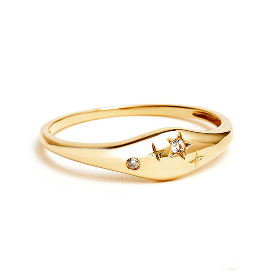 Ring Zodiac in gold - Yaretzi