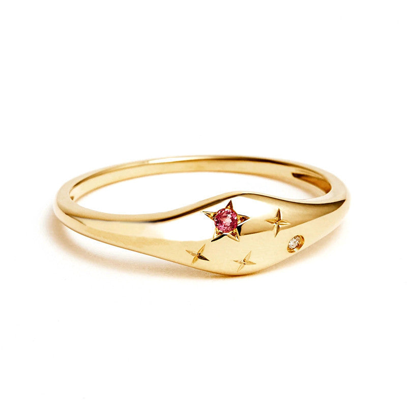 Ring Zodiac in gold - Yaretzi