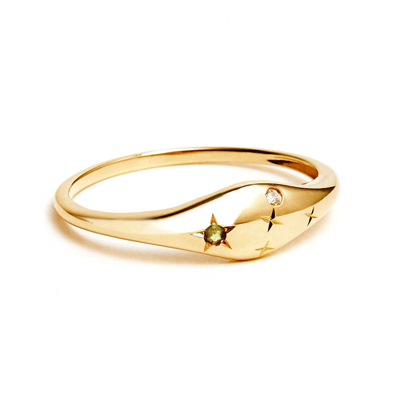 Ring Zodiac in gold - Yaretzi