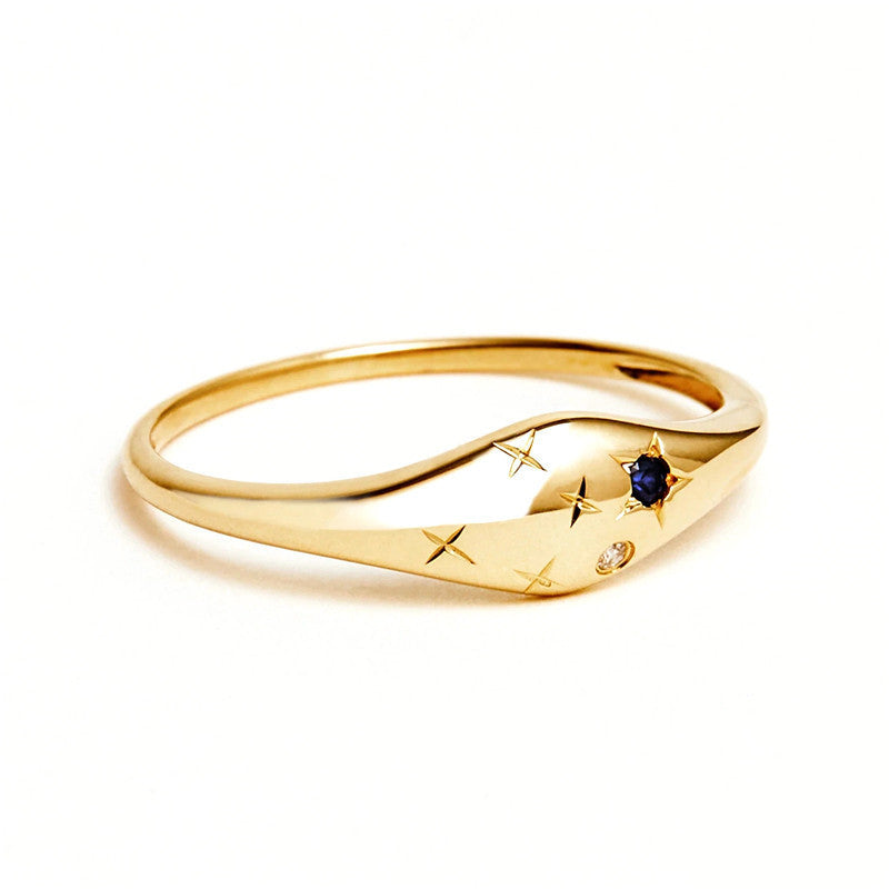 Ring Zodiac in gold - Yaretzi