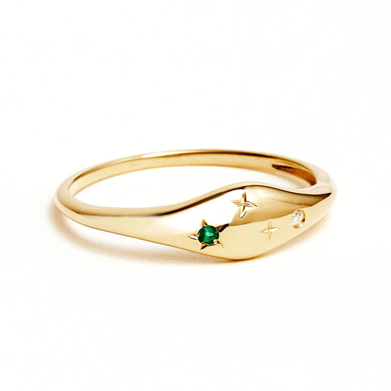 Ring Zodiac in gold - Yaretzi