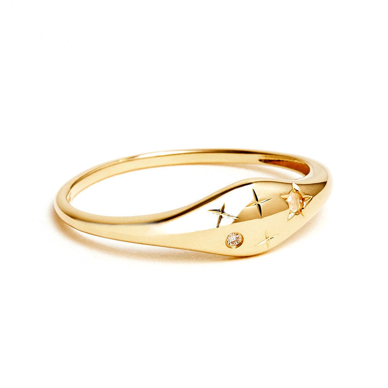 Ring Zodiac in gold - Yaretzi