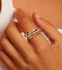 Elegant Tripple twisted ring - Solara