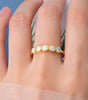 Ring Natalia's Treasure  in gold and silver  - Davida