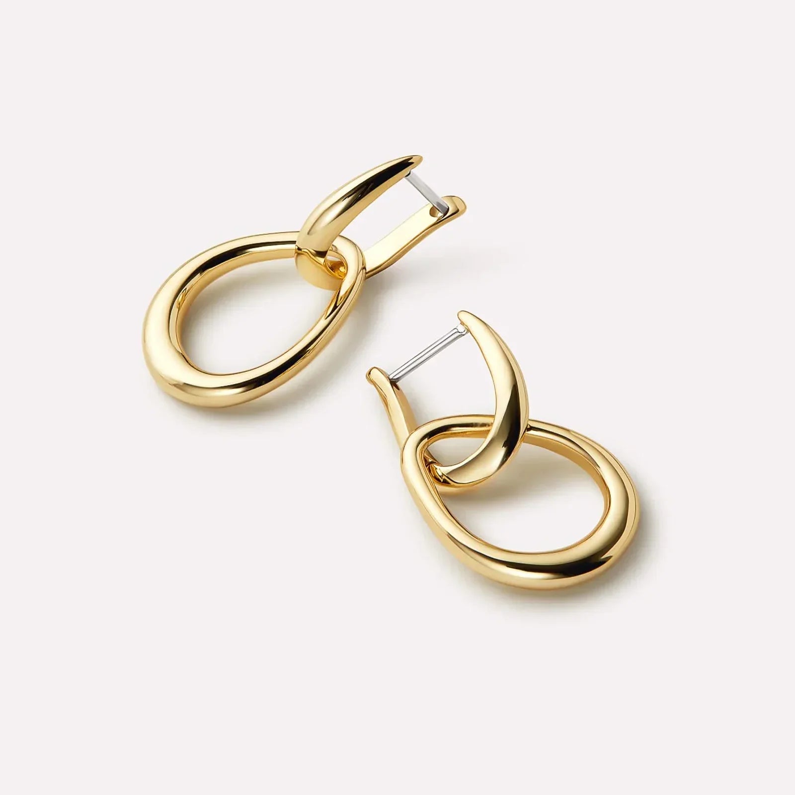 Elegant Geometric Earrings in gold - Harriet