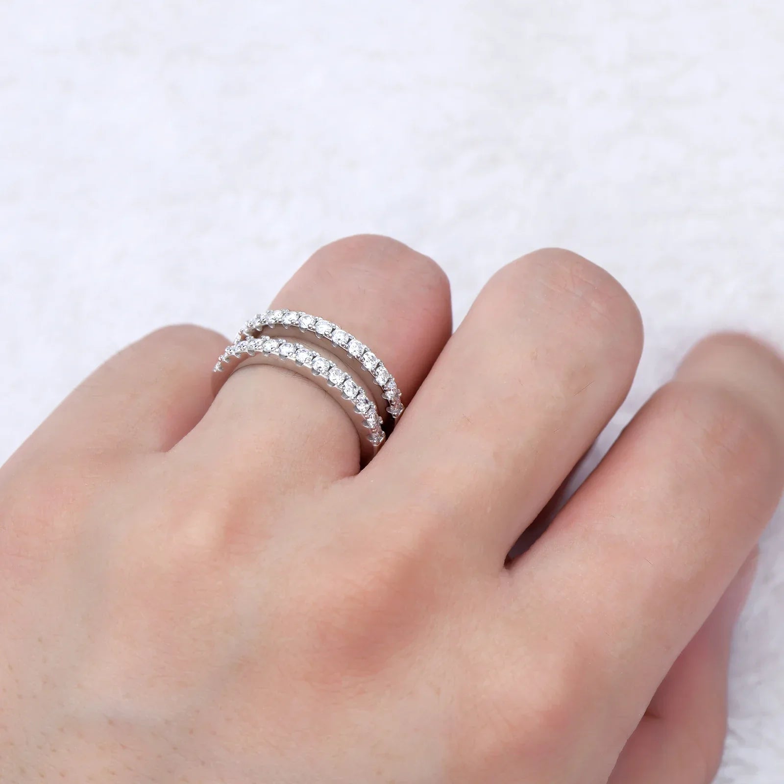 Ring Opulent in gold and silver - Bethany