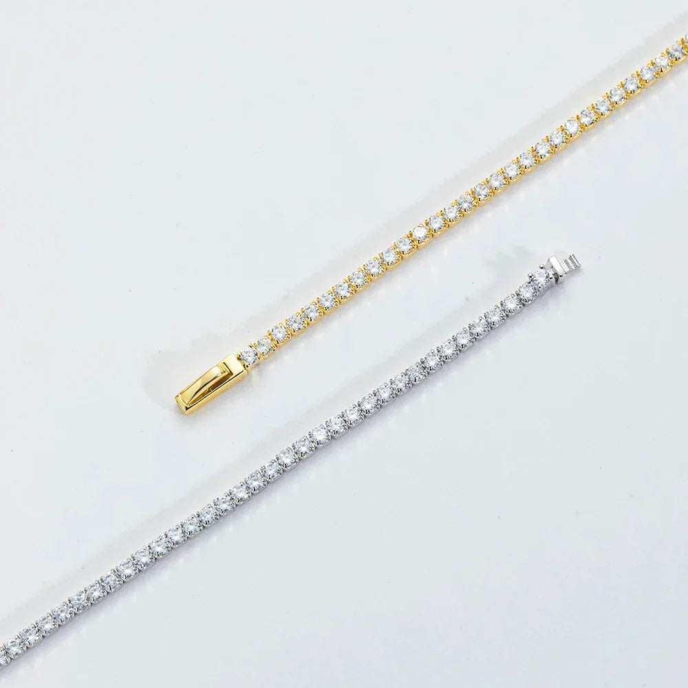 Bracelet Single Row  in gold and silver - Ulises