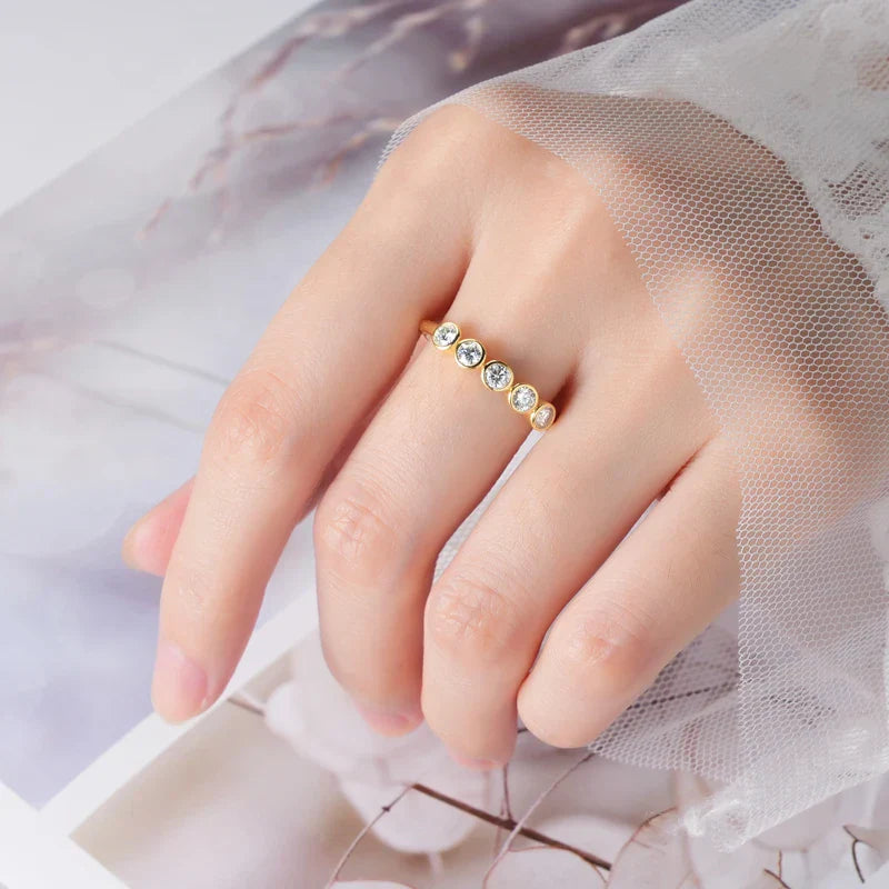 Ring Natalia's Treasure  in gold and silver  - Davida