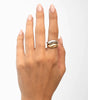 Ring Pure Line  in gold and silver - Archer