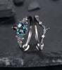 Luxury black cubic zirconia ring - Nunilo