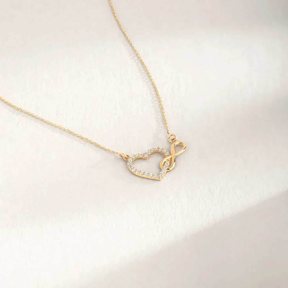 Necklace Amora in gold and silver - Abril