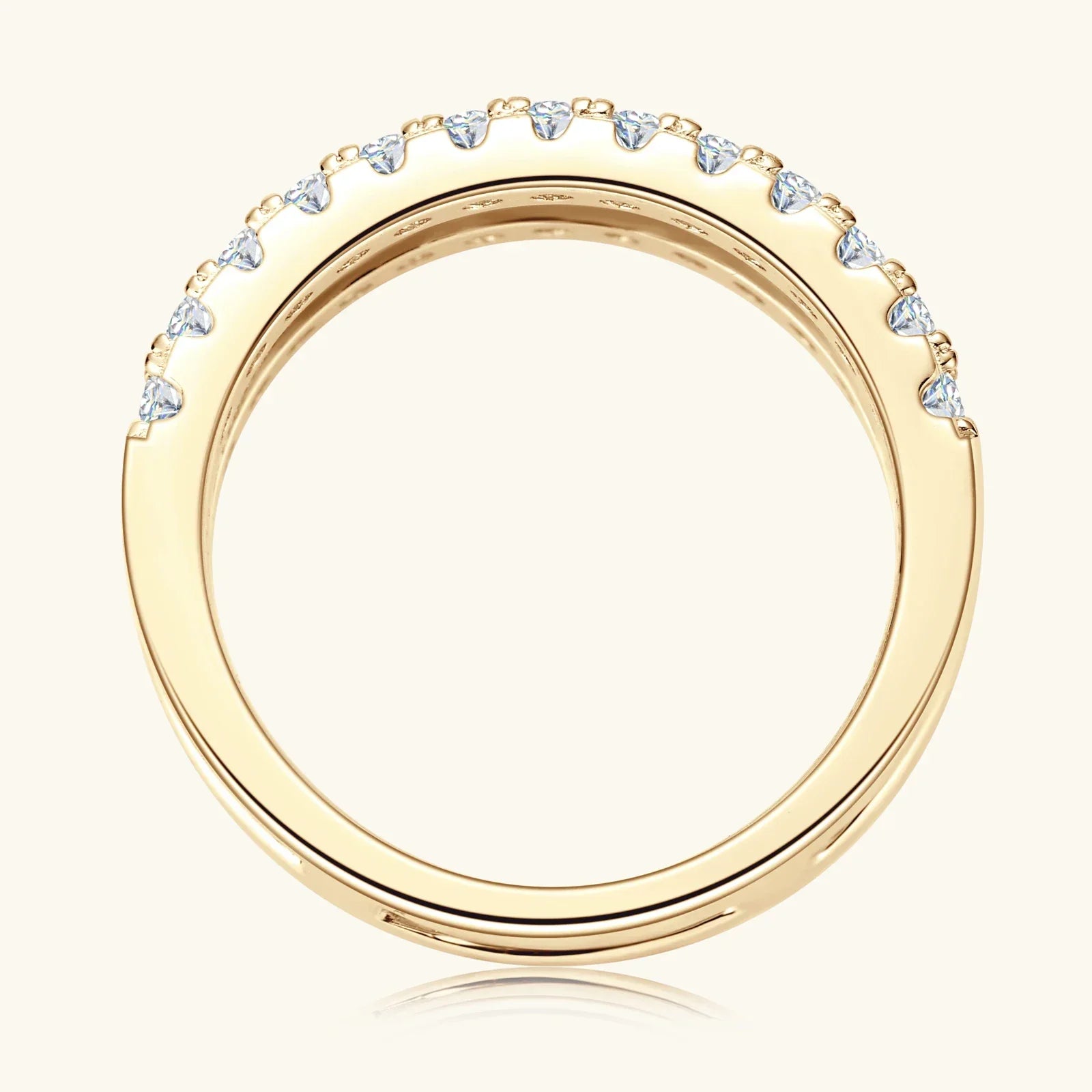 Ring Opulent in gold and silver - Bethany