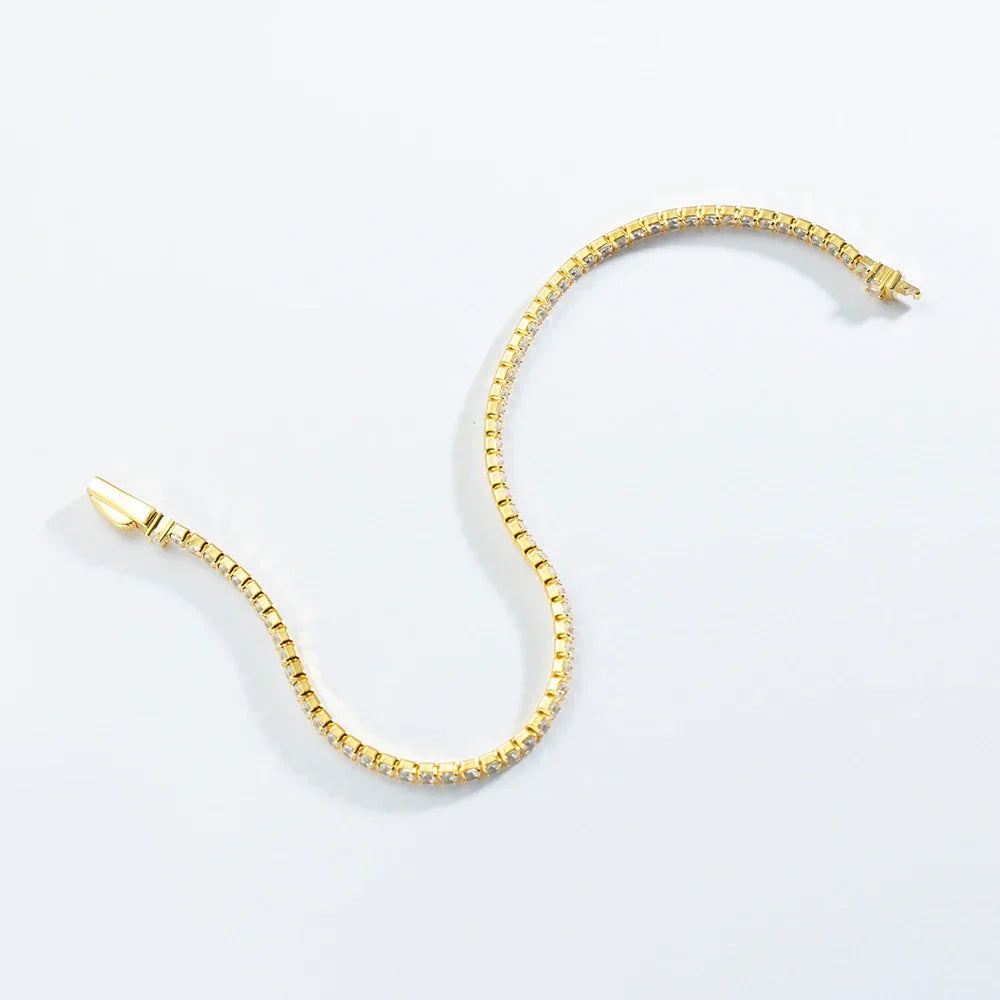 Bracelet Single Row  in gold and silver - Ulises