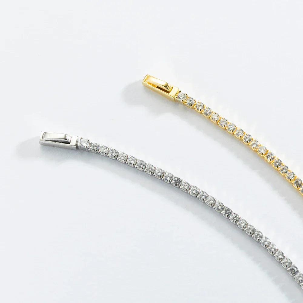 Bracelet Single Row  in gold and silver - Ulises