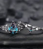 Luxury black cubic zirconia ring - Nunilo